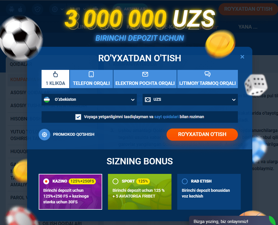 Mosbet ro’yxatdan o’tish shakli Mosbet ro’yxatdan o’tish shakli