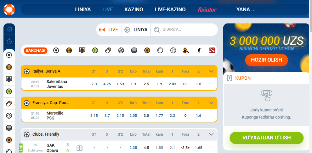 Mostbet com qatoridagi sport tadbirlari Mostbet com qatoridagi sport tadbirlari